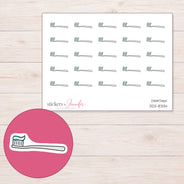 DDZ-8334 planner sticker sheet with enlarged sticker detail