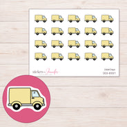 DDZ-8337 planner sticker sheet with enlarged sticker detail