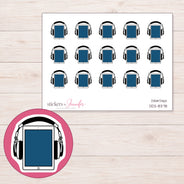 DDZ-8378 planner sticker sheet with enlarged sticker detail
