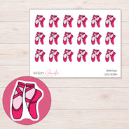 DDZ-8384 planner sticker sheet with enlarged sticker detail