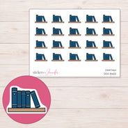 DDZ-8402 planner sticker sheet with enlarged sticker detail