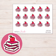 DDZ-8404 planner sticker sheet with enlarged sticker detail