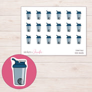 DDZ-8405 planner sticker sheet with enlarged sticker detail