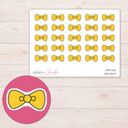 DDZ-8407 planner sticker sheet with enlarged sticker detail