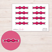 DDZ-8408 planner sticker sheet with enlarged sticker detail