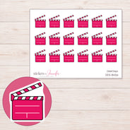 DDZ-8426 planner sticker sheet with enlarged sticker detail