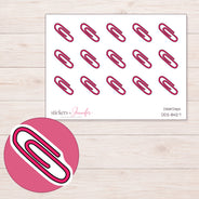 DDZ-8427 planner sticker sheet with enlarged sticker detail