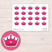 DDZ-8460 planner sticker sheet with enlarged sticker detail