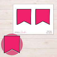 DDZ-8493 planner sticker sheet with enlarged sticker detail