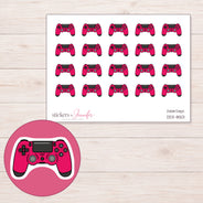 DDZ-8501 planner sticker sheet with enlarged sticker detail