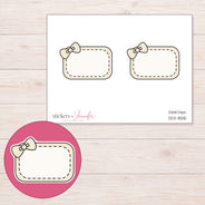 DDZ-8515 planner sticker sheet with enlarged sticker detail
