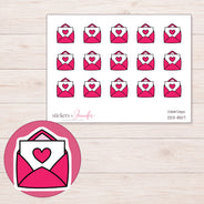 DDZ-8517 planner sticker sheet with enlarged sticker detail