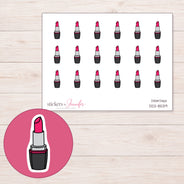 DDZ-8539 planner sticker sheet with enlarged sticker detail
