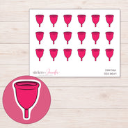 DDZ-8547 planner sticker sheet with enlarged sticker detail