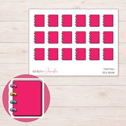 DDZ-8548 planner sticker sheet with enlarged sticker detail