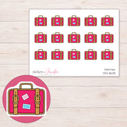 DDZ-8638 planner sticker sheet with enlarged sticker detail