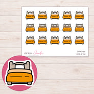 DDZ-8700 planner sticker sheet with enlarged sticker detail