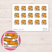 DDZ-8701 planner sticker sheet with enlarged sticker detail