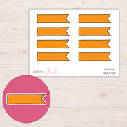 DDZ-8708 planner sticker sheet with enlarged sticker detail
