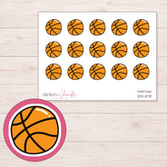 DDZ-8710 planner sticker sheet with enlarged sticker detail