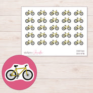 DDZ-8715 planner sticker sheet with enlarged sticker detail