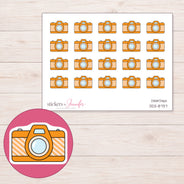 DDZ-8737 planner sticker sheet with enlarged sticker detail