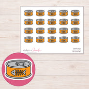 DDZ-8740 planner sticker sheet with enlarged sticker detail