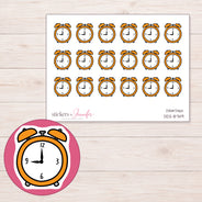 DDZ-8749 planner sticker sheet with enlarged sticker detail