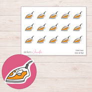 DDZ-8750 planner sticker sheet with enlarged sticker detail