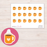 DDZ-8752 planner sticker sheet with enlarged sticker detail