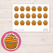 DDZ-8762 planner sticker sheet with enlarged sticker detail