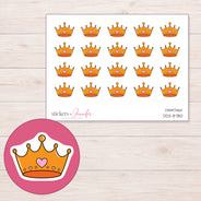 DDZ-8780 planner sticker sheet with enlarged sticker detail