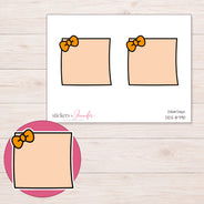 DDZ-8790 planner sticker sheet with enlarged sticker detail