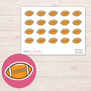 DDZ-8816 planner sticker sheet with enlarged sticker detail