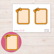 DDZ-8818 planner sticker sheet with enlarged sticker detail