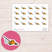 DDZ-8857 planner sticker sheet with enlarged sticker detail