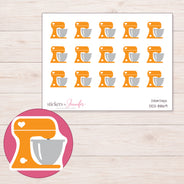 DDZ-8869 planner sticker sheet with enlarged sticker detail