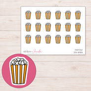 DDZ-8904 planner sticker sheet with enlarged sticker detail