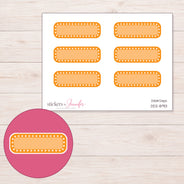 DDZ-8913 planner sticker sheet with enlarged sticker detail