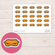 DDZ-8934 planner sticker sheet with enlarged sticker detail