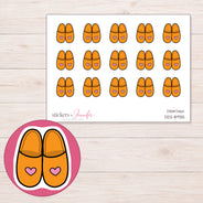 DDZ-8935 planner sticker sheet with enlarged sticker detail