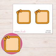DDZ-8952 planner sticker sheet with enlarged sticker detail