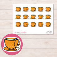 DDZ-8964 planner sticker sheet with enlarged sticker detail