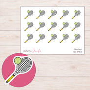 DDZ-8968 planner sticker sheet with enlarged sticker detail