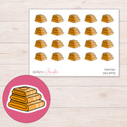 DDZ-8975 planner sticker sheet with enlarged sticker detail