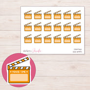 DDZ-8997 planner sticker sheet with enlarged sticker detail