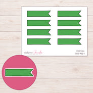 DDZ-9027 planner sticker sheet with enlarged sticker detail