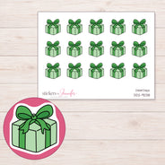 DDZ-9038 planner sticker sheet with enlarged sticker detail