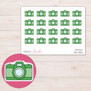 DDZ-9056 planner sticker sheet with enlarged sticker detail