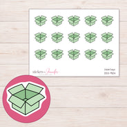 DDZ-9104 planner sticker sheet with enlarged sticker detail